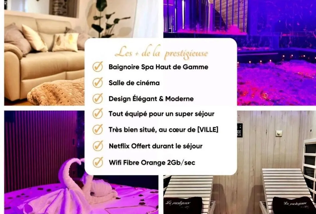 La Prestigieuse Sauna Balneo Cine Roannes-Saint-Mary 0*,