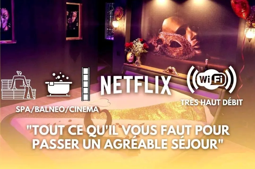 Villa La Prestigieuse Sauna Balneo Cine Roannes-Saint-Mary